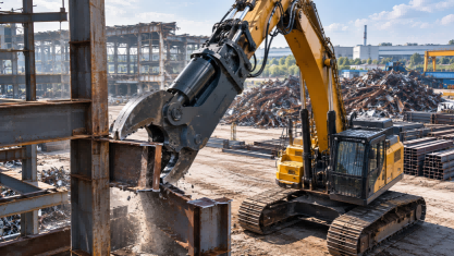 From Structural Demolition to Concrete Recycling: JISAN 4-Core Matrix